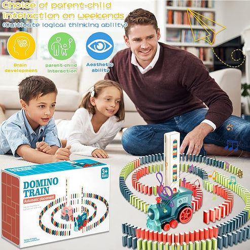 Blocks Domino Train Set