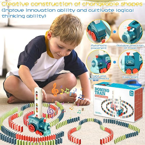 Blocks Domino Train Set
