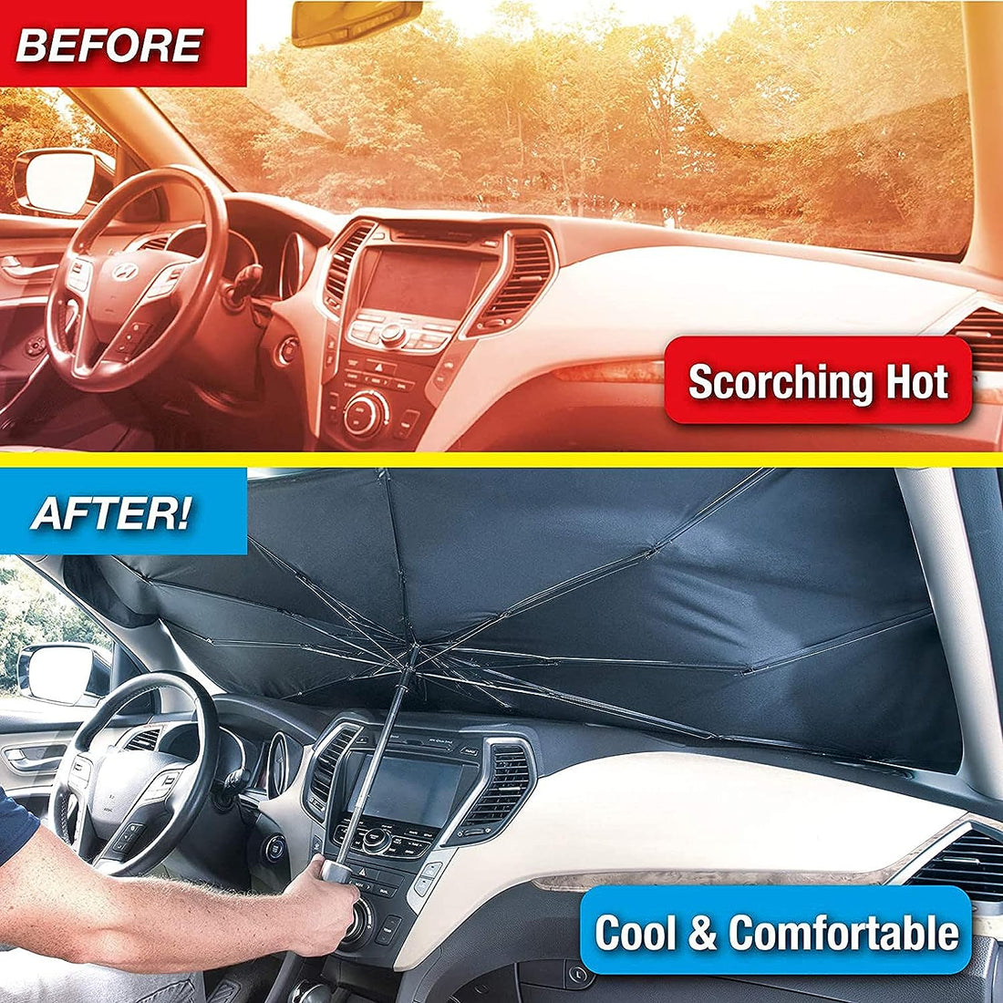Foldable Windshield Sunshade βοΈπ