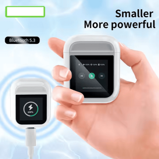 Smart LED Display Earbuds 🎧🔋