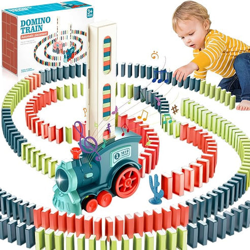 Blocks Domino Train Set