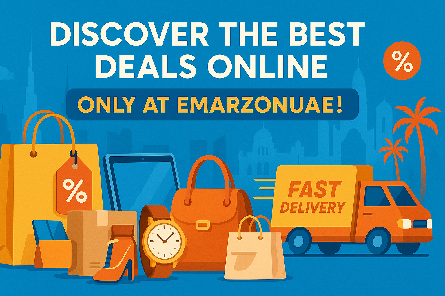 "Discover the Best Deals Online – Only at EmarzonUAE!
Shop top-quality products at unbeatable prices, all in one place. Fast delivery across the UAE. Click, shop, and save today!"