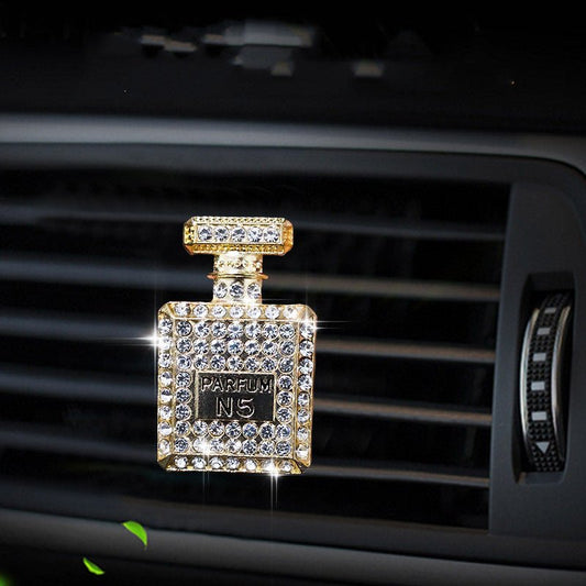 Diamond Car Air Vent Perfume Bottle 💎🚗